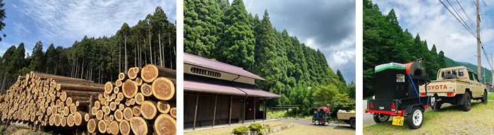 京都・広河原山荘「木の体験ショールーム」