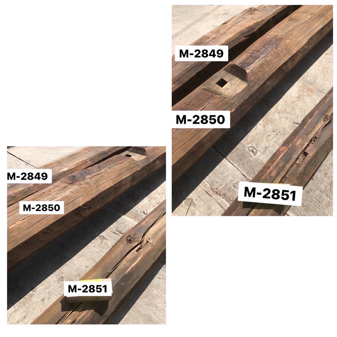 丸太梁の古材